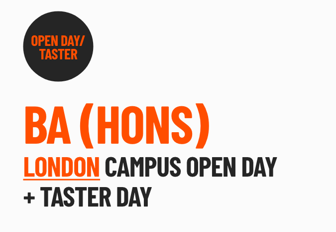<span class="sqsrte-text-color--accent">BA (Hons) London CAMPUS OPEN DAY &amp; taster day combined</span> 