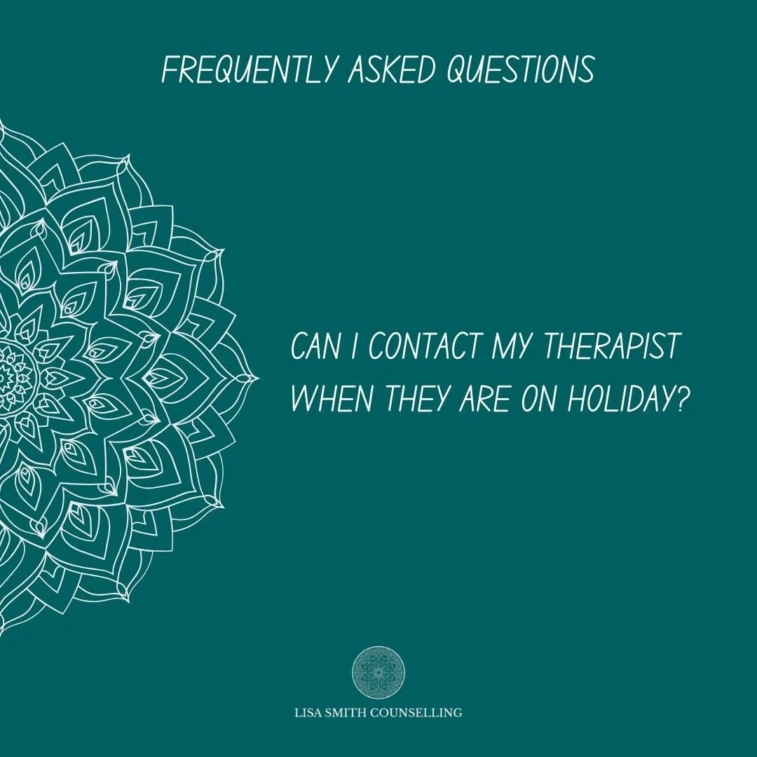 Most therapists have a separate work and personal phone, so when we aren't working, we are getting sufficient breaks to ensure we don't burn out.  This means the chances of them having their work phone with them is limited, and realistically, unless 