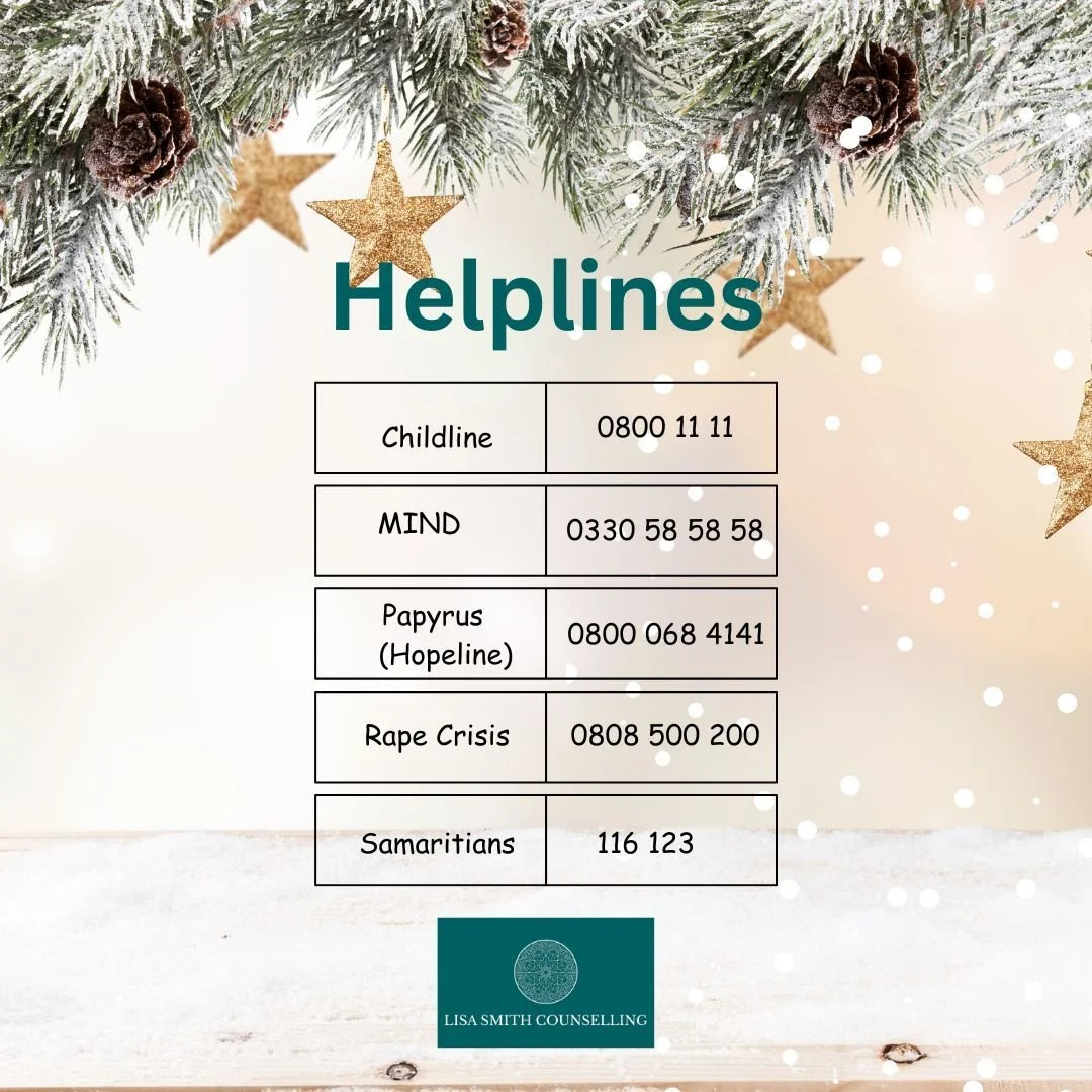 During the holiday season, it is important to prioritise and support our mental health. The festive period, especially when our usual support services are closed for a longer period of time.

If you are struggling, here are a few helplines which will
