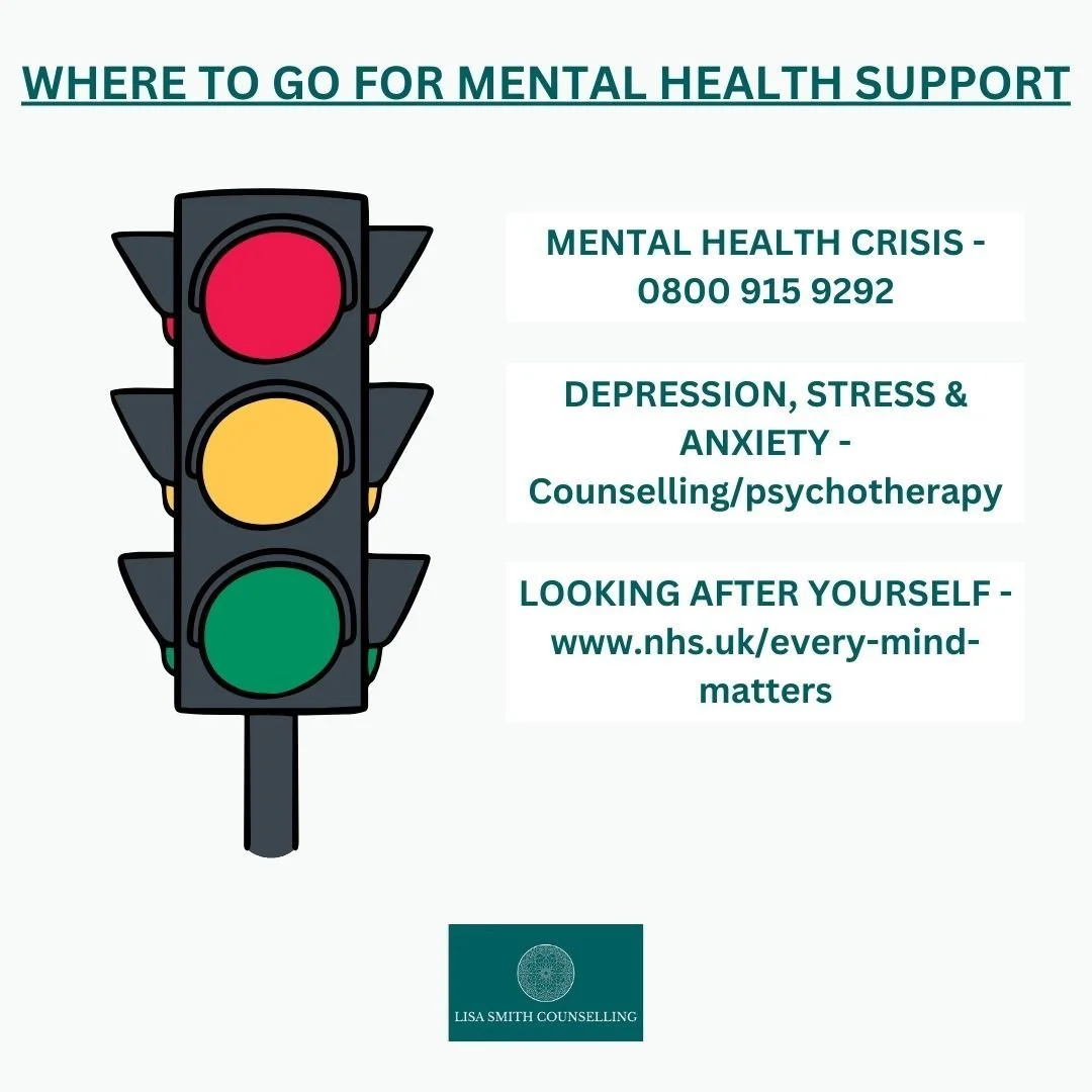 Reaching out for mental health services and not knowing where to start?

🔴 TIMES OF CRISIS - mental health crisis team or a helpline e.g. Samaritans.  Mental health crisis teams and helplines are available 24/7, therefore they can offer support when
