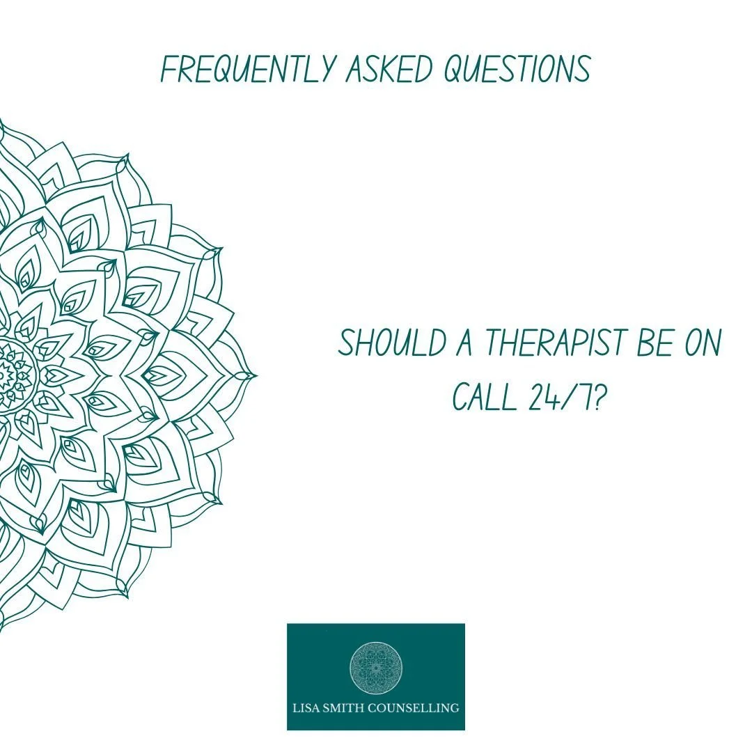 Although I understand where this comes from, NO, a therapist cannot be available 24/7.  Therapists do need to step away and take care of their own mental and physical health, and it would be unrealistic (and very unhealthy) to be available 24/7 - 365