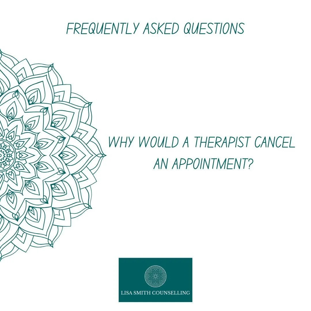 Just as there are many reasons why the people we see would need to cancel an appointment, there are times when a therapist may need to:

❓Bereavement including attending a funeral
❓Illness
❓Inclement Weather
❓Personal reasons

Although we understand 
