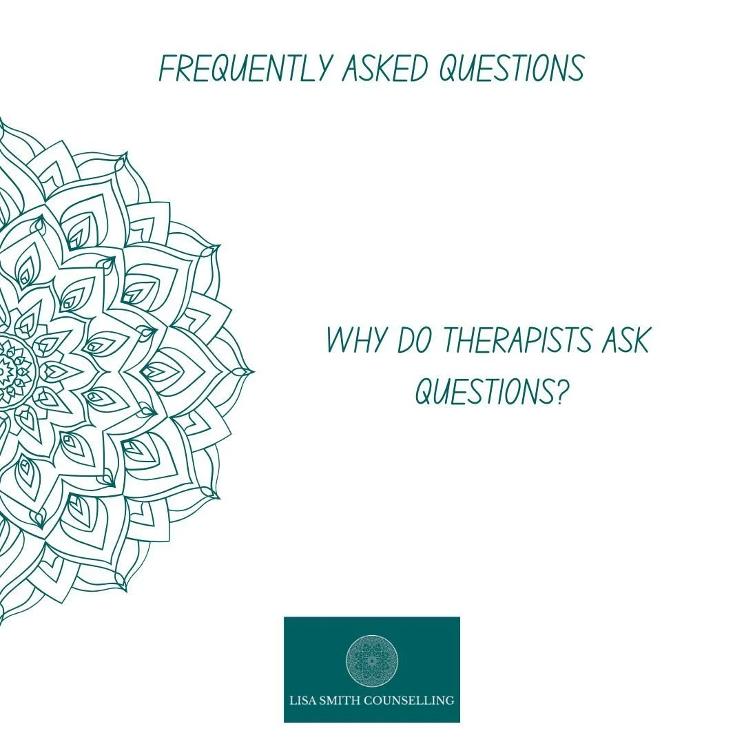 Questions form a huge and essential part of a assessment/first appointment to ensure that the therapist is a good fit and to understand the reasons why you've come to therapy.

A therapist asking questions is not about judgment or embarrassing the pe