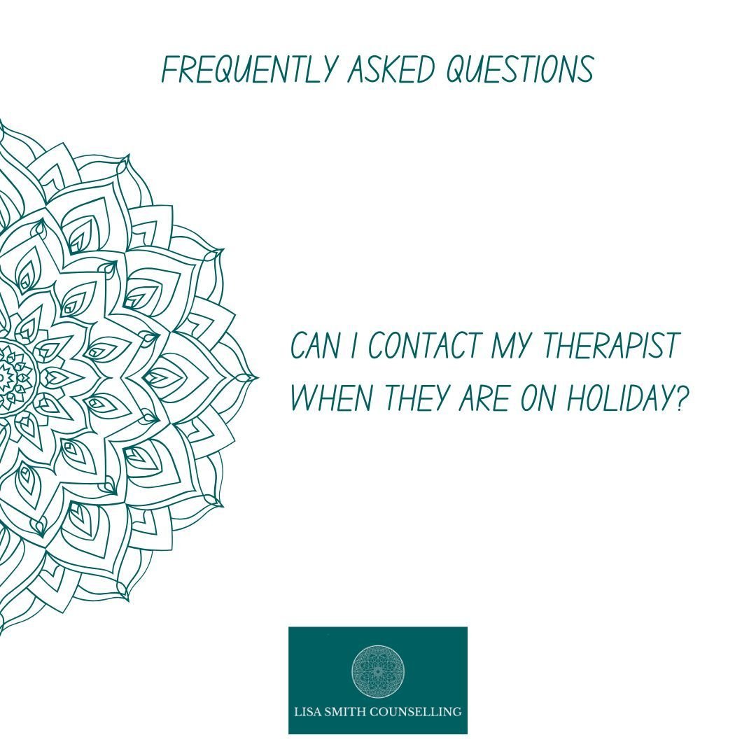 Most therapists have a separate work and personal phone, so when we aren't working, we are getting sufficient breaks to ensure we don't burn out. This means the chances of them having their work phone with them are limited, and realistically, unless 