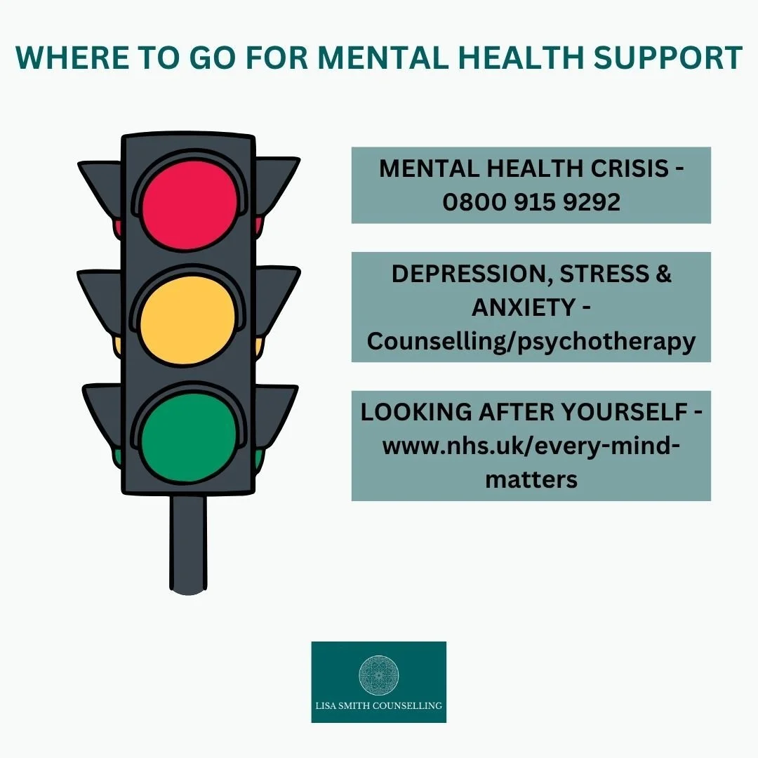 Reaching out for mental health services and not knowing where to start?

🔴 TIMES OF CRISIS - mental health crisis team or a helpline e.g. Samaritans.  Mental health crisis teams and helplines are available 24/7, therefore they can offer support when