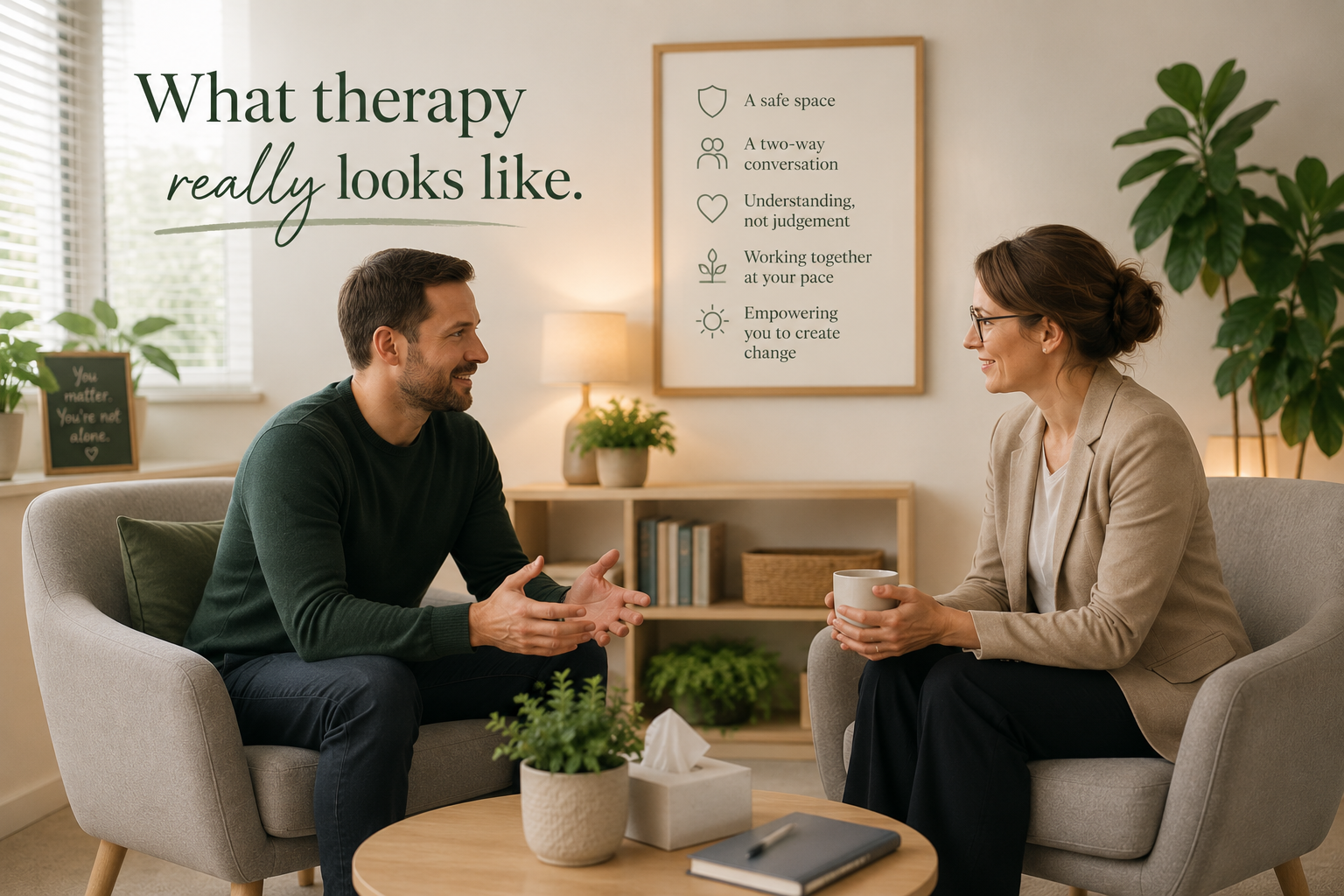 One to one domestic abuse and trauma counselling