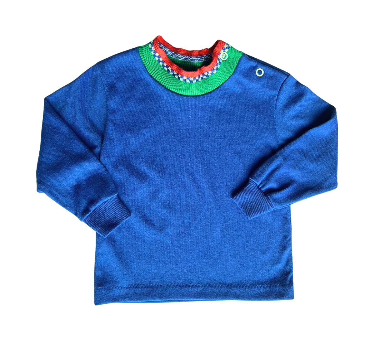 90s Okie Dokie Race Car Mock Neck Long Sleeve Top Size 1