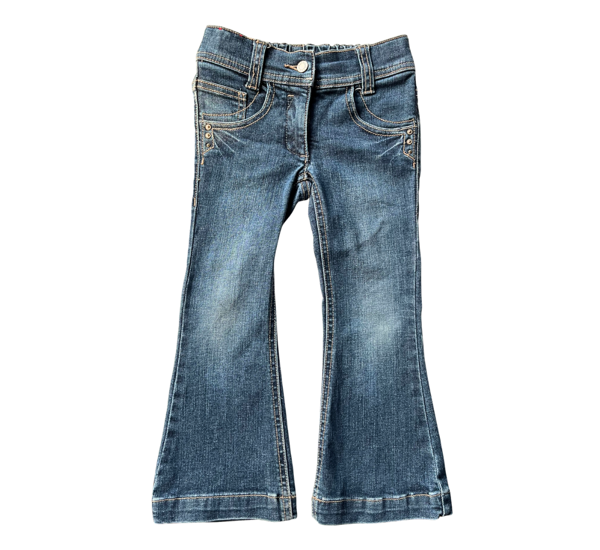 Y2K Esprit Dark-Wash Bell Bottom Flare Jeans Size 4