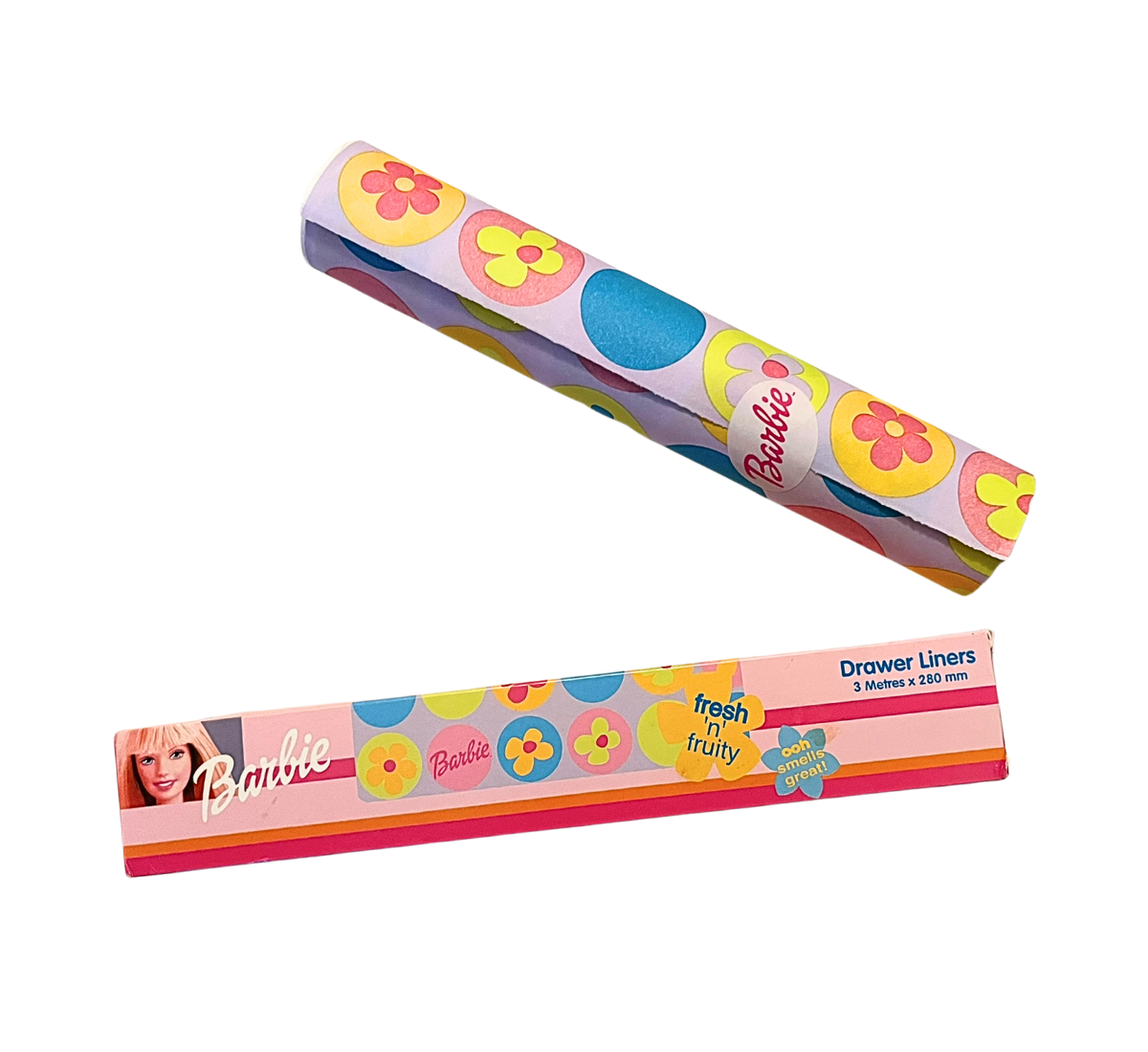 Y2K Barbie Fresh 'N' Fruity Drawer Liners Brand New