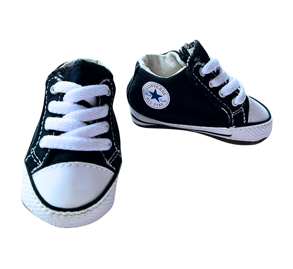 Converse Chuck Taylor All Star Cribster Baby Sneakers Shoes Black Size 1