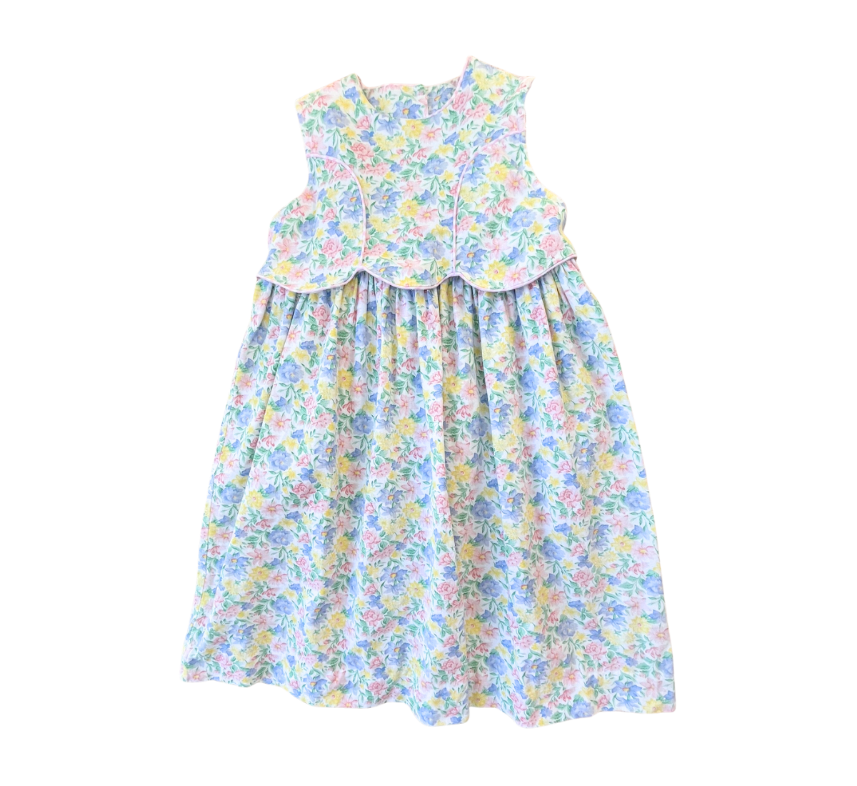 90s Floral Pastel Dreams Dress Size 6