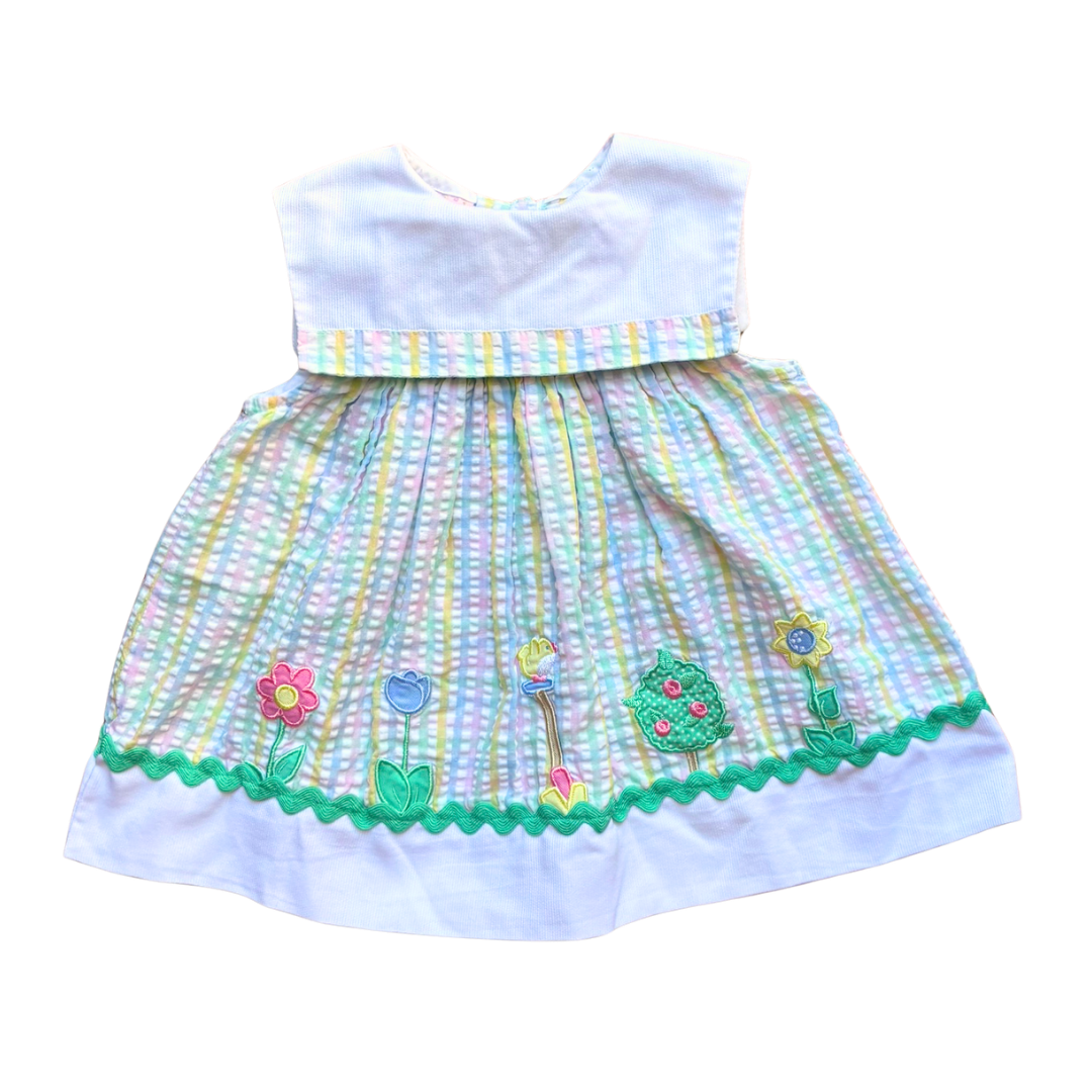 Y2K Samara Gingham Ric-Rac Dress Size 1