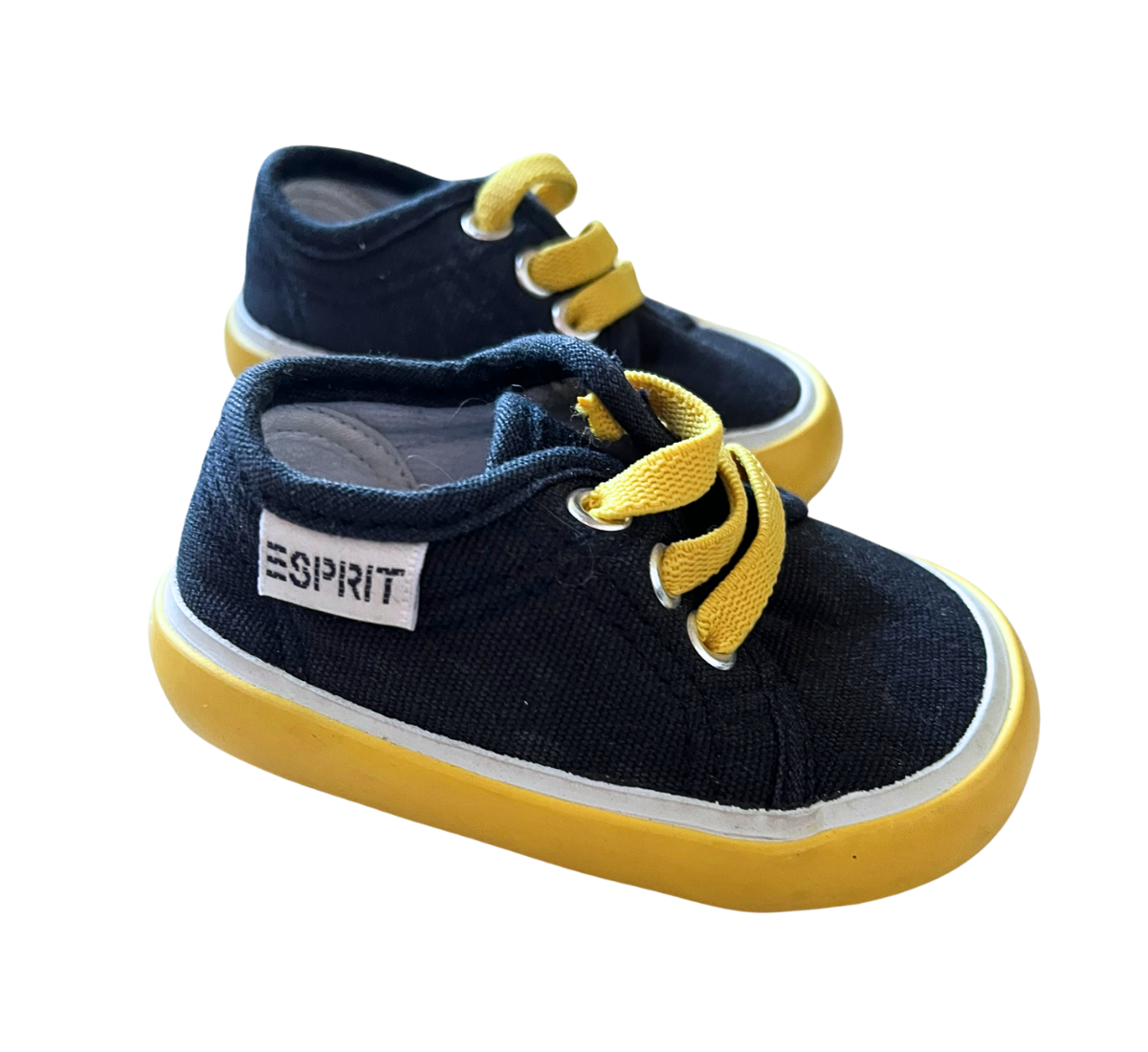 Y2K Esprit Lace Up Canvas Baby Shoes Size 1C