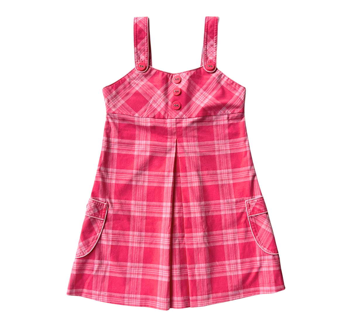 Y2K Pumpkin Patch Preppy Plaid Dress Size 9