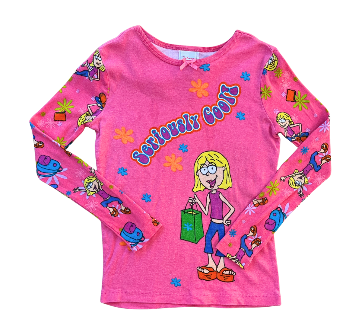 RARE Y2K Disney Store Lizzie McGuire Long Sleeve Top Size 10-12