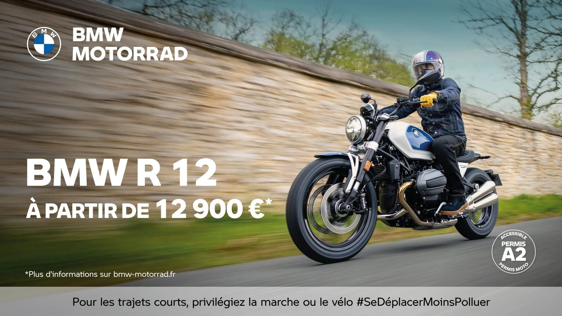 Offre BMW R 12 | Dès 169€/mois sans apport ou à partir de 12 900€.