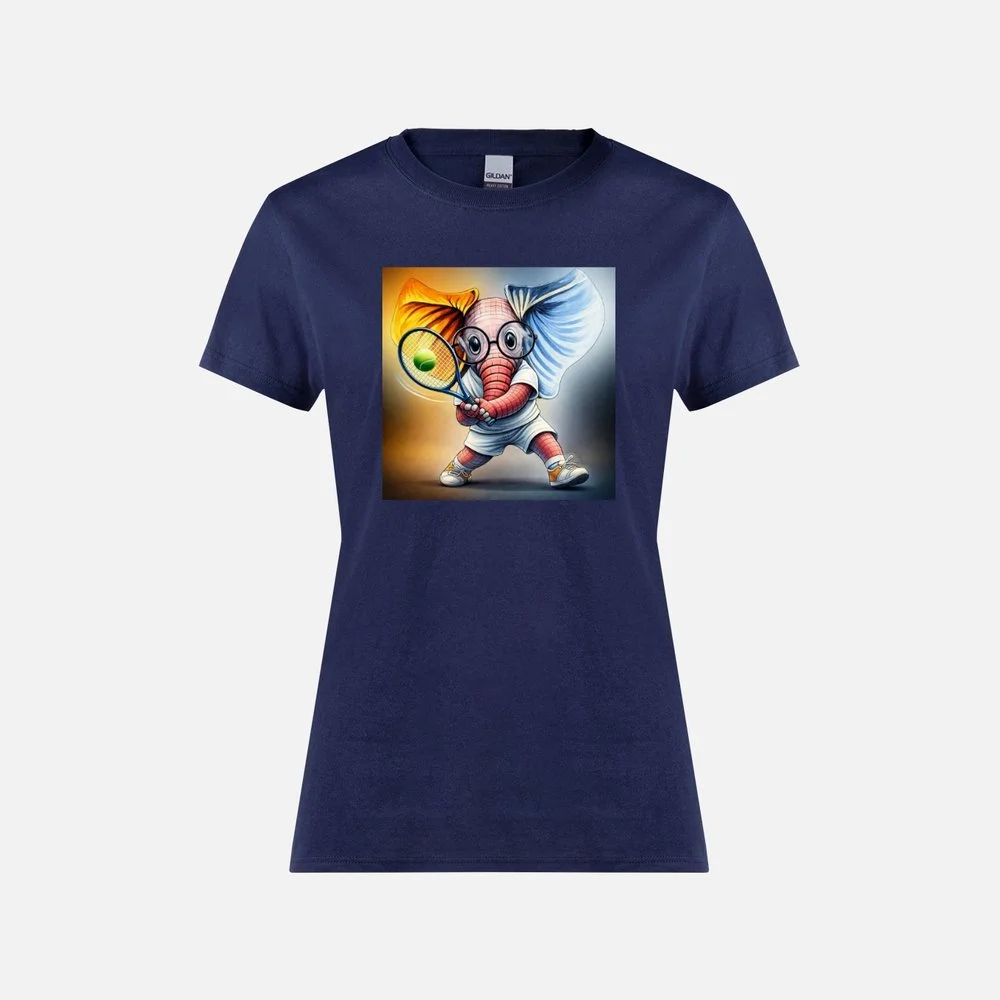 Tembo tennis m:c b:c - Womens Blue T-shirt.jpeg