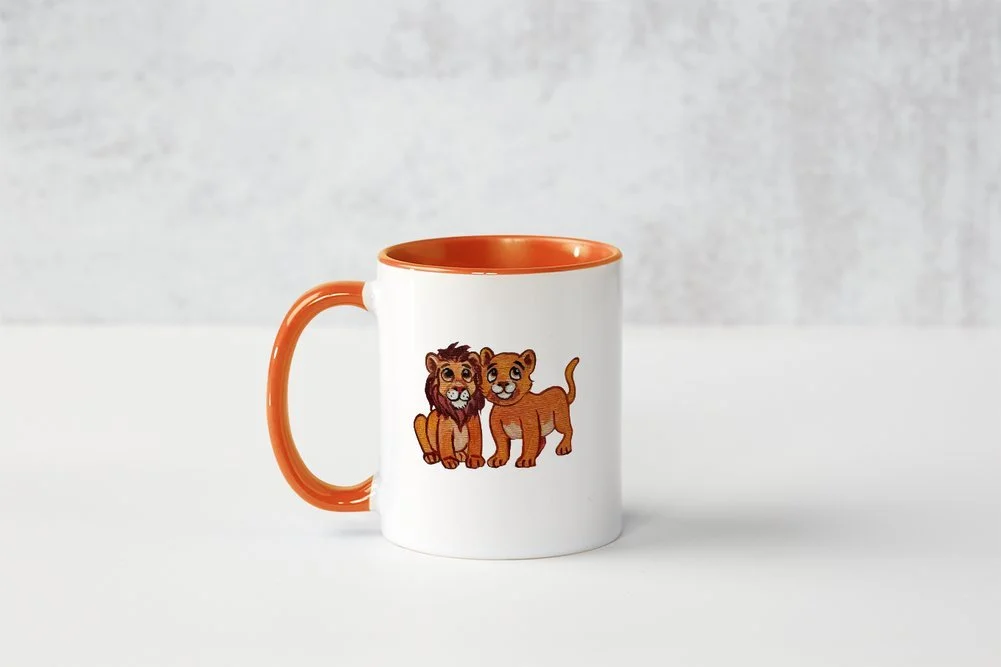 Baby Lion Mug - Orange.jpeg