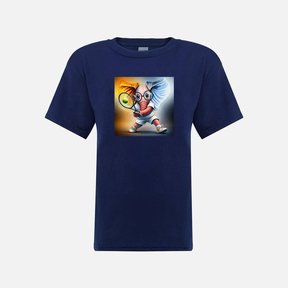 Tembo Tennis m:c - Childrens Blue T-shirt.jpeg