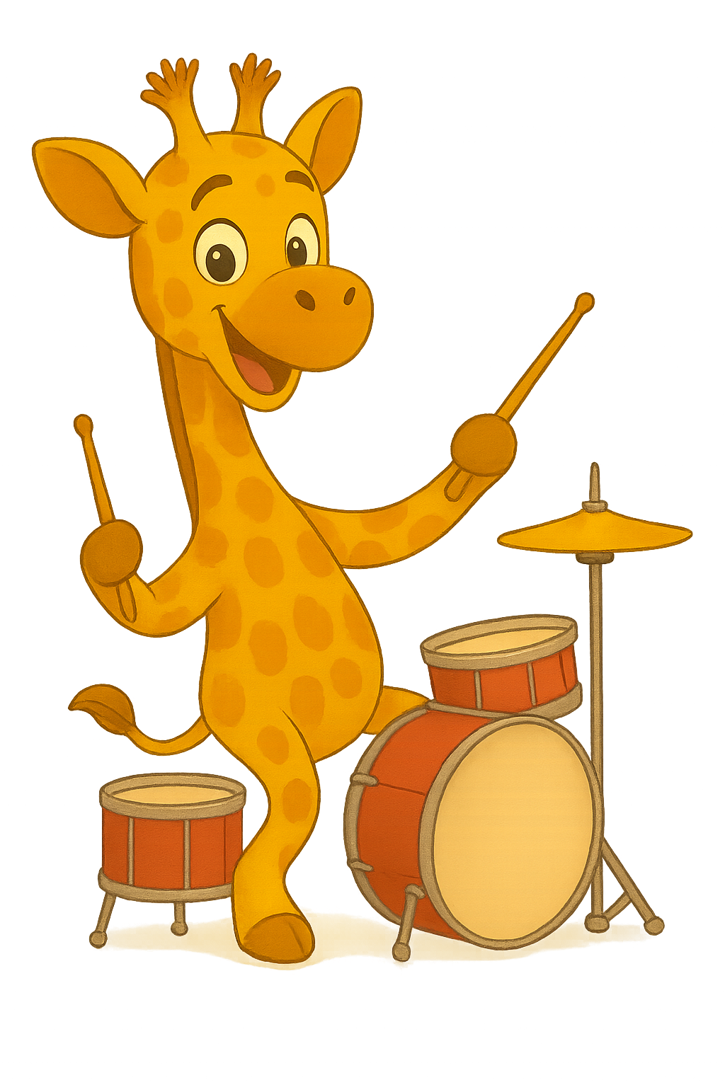 Twiga on drums (transparent)600.png