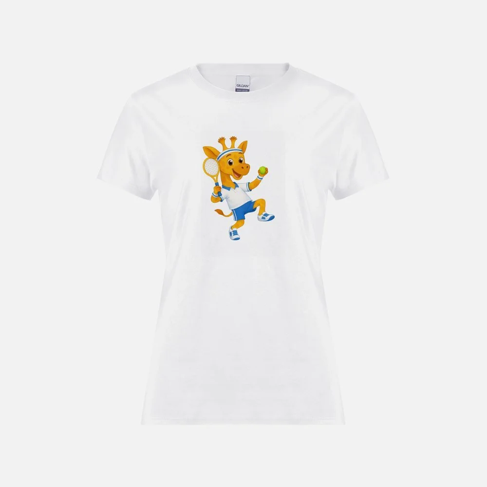 Twiga Tennis - Womens White T-shirt.jpeg