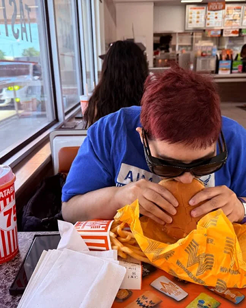woman eating