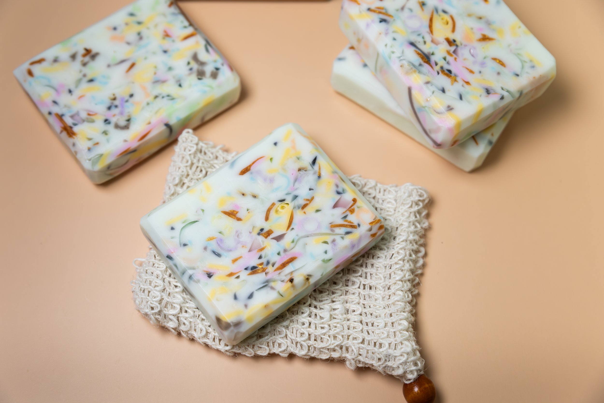 Artisan Rainbow Soap Bars