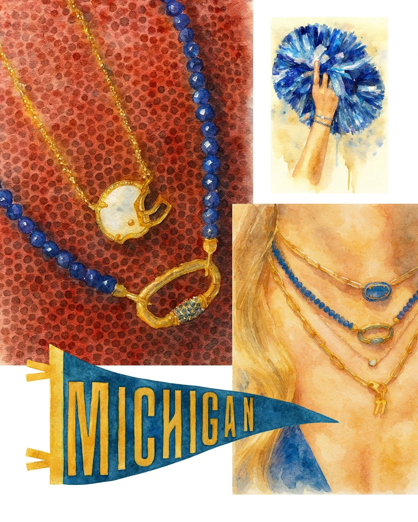 game day vibes and a closer look at some of the prints at Kendra Scott in AA until Monday 🫶🏽✨