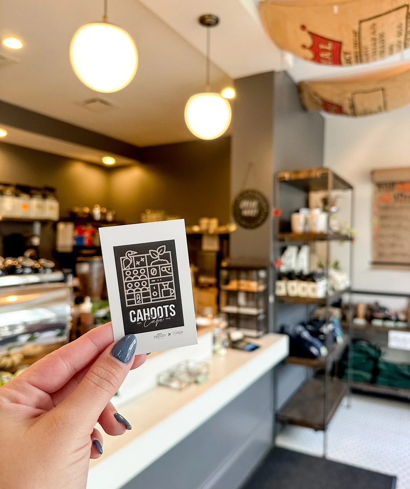 Popped up with some of the cutest coffee + community minis at @cahootscafe ☕️ snag them while you can!