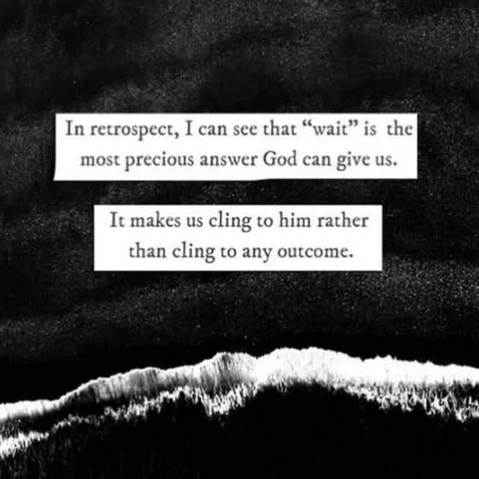 “Wait on the Lord…”