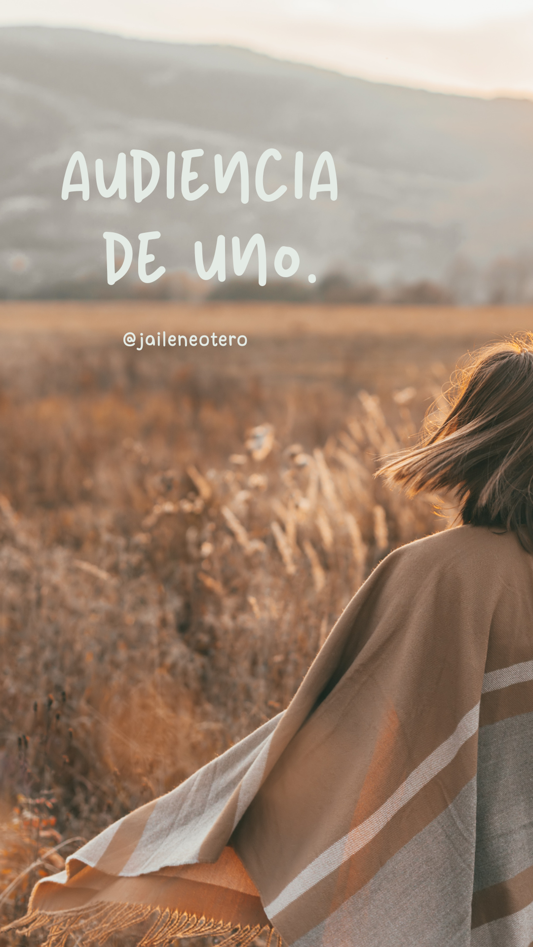 Audiencia de uno…