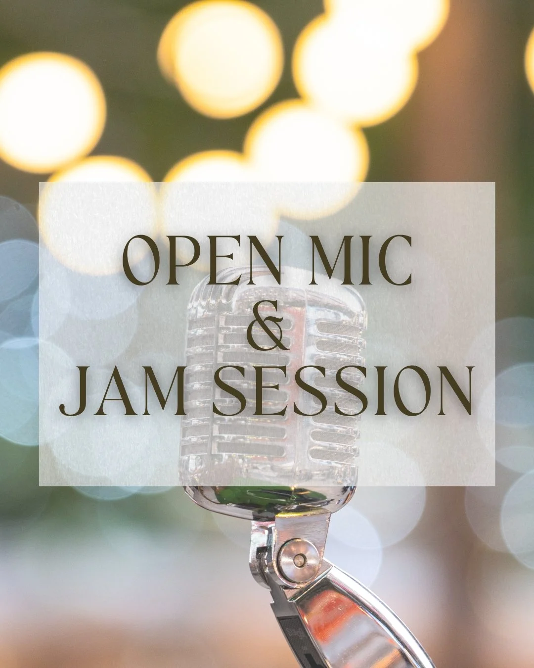 Open Mic / Jam Session
