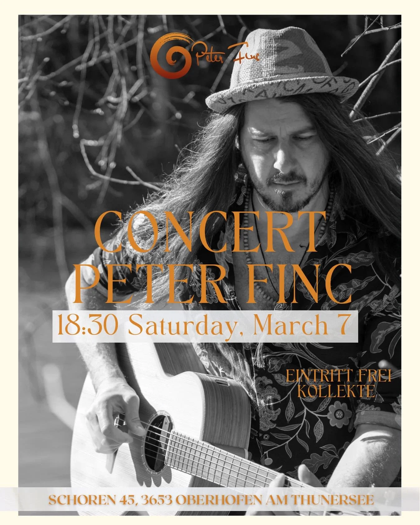 ✨ Concert at TerrasSee Winter Edition✨

Saturday, 7th of March, we&rsquo;re welcoming Peter Finc for a soulful live session in our cozy living room 🎸

Genre stretching and defining multi-instrumentalist Peter Finc is not only a staple of the live mu