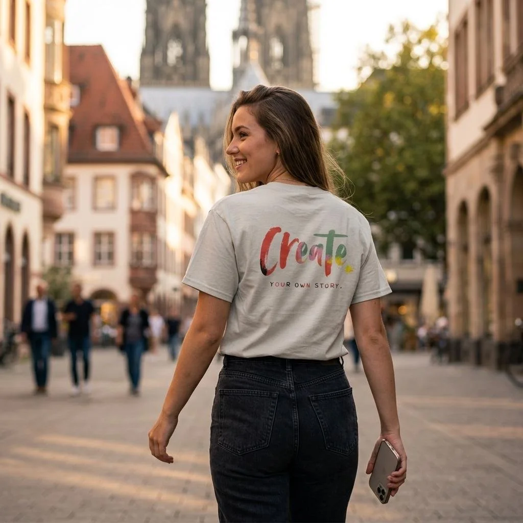 CREATE - T Shirt Backprint