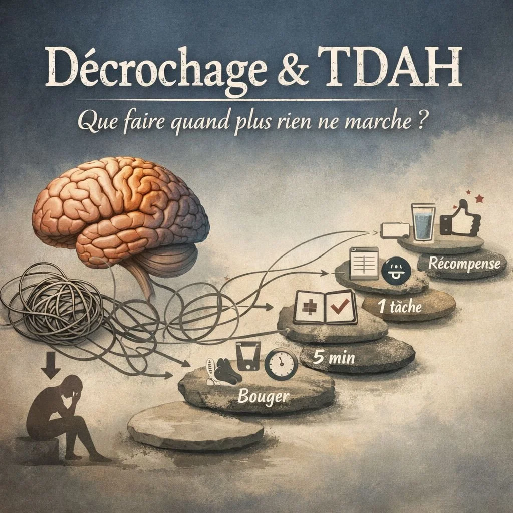 Décrochage + TDAH : que faire les jours où plus rien ne marche ?