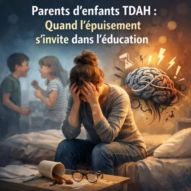 Parents d’enfants TDAH : quand l’épuisement s’invite dans l’éducation