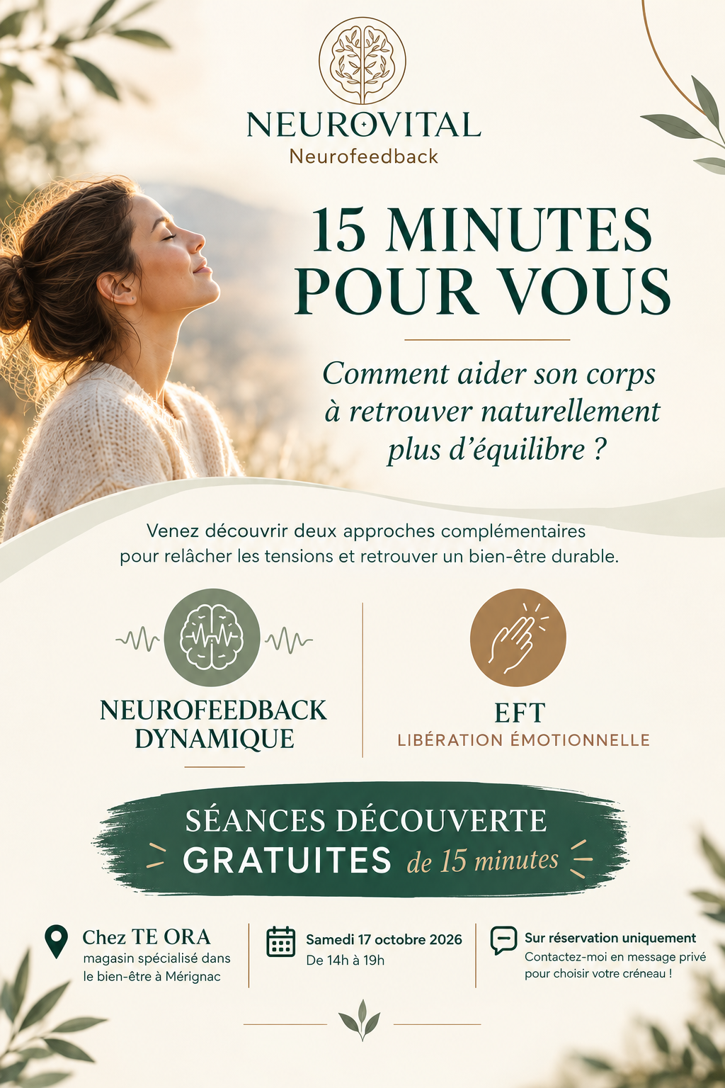 Et si vous preniez 15 minutes rien que pour vous ? 🌿 Comment aider son corps à retrouver naturellement plus d’équilibre ?