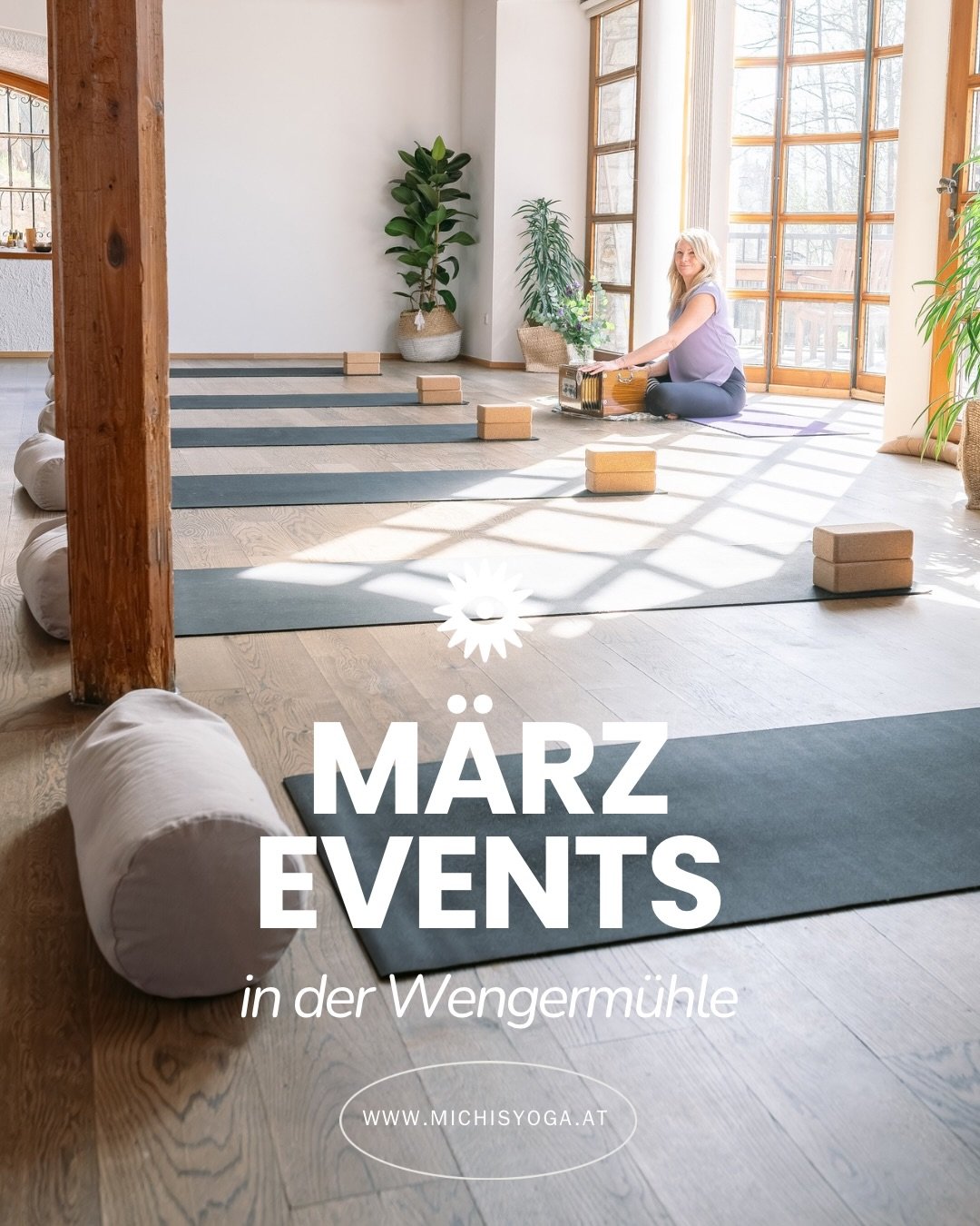 Im M&auml;rz dreht sich alles um SOUND 💃🪩🎶

Eine neue Klasse zieht in den Stundenplan ein :
✨ 𝐒𝐨𝐮𝐧𝐝 𝐁𝐚𝐭𝐡 (60 min)
Eine Stunde zum Runterfahren.
Du liegst, l&auml;sst los und wirst von Klang getragen &ndash;
f&uuml;r tiefe Entspannung &amp