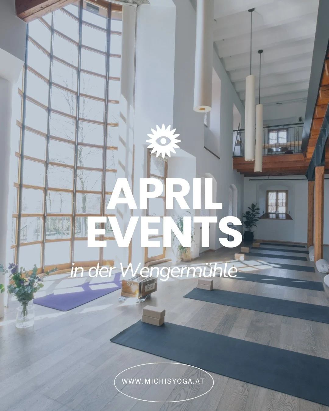April Events bei Michi&rsquo;s Yoga 🤍

✨ Guest Teacher Annina (Berlin) is back! 
DI, 7.4. &middot; MI, 8.4.
Flows mit Tiefe &amp; richtig guter Energie
 (und ein bisschen Berliner Schnauze 😅)

✨ 2h Special: Yin &amp; Shiatsu - Ein Ritual der Ruhe &