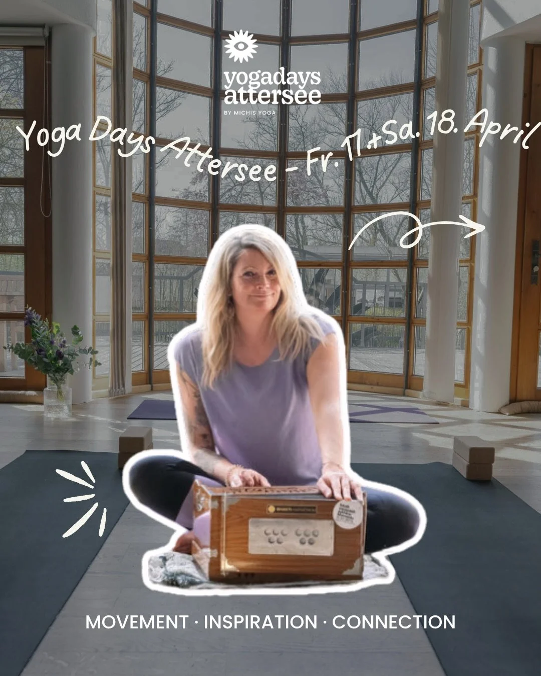 Yoga Days Attersee ✨ Yoga Day Retreat in der Wengerm&uuml;hle 
powered by @michisyoga 

Deine Auszeit am Attersee &ndash;
mit Yoga, Workshops &amp; ganz viel Inspiration 🤍

Gemeinsam mit wundervollen Teachern:
@bodhisunrise 
@yogamitmarlen 
@mindbli