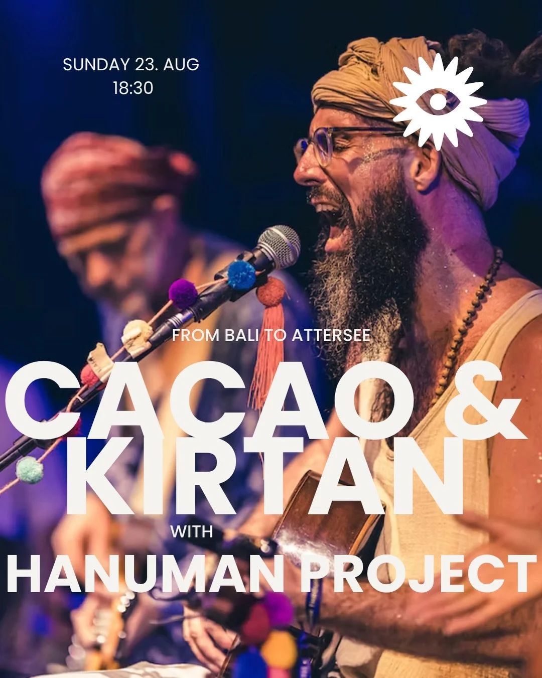 ✨ AUGUST HIGHLIGHT ✨

🤎 CACAO &middot; KIRTAN &middot; MANTRA
THE HANUMAN PROJECT aus Bali

Ich freue mich so sehr auf diesen ganz besonderen Abend bei Michi&rsquo;s Yoga:

The Hanuman Project kommt zu uns an den Attersee. 🤍

Wer schon einmal bei e