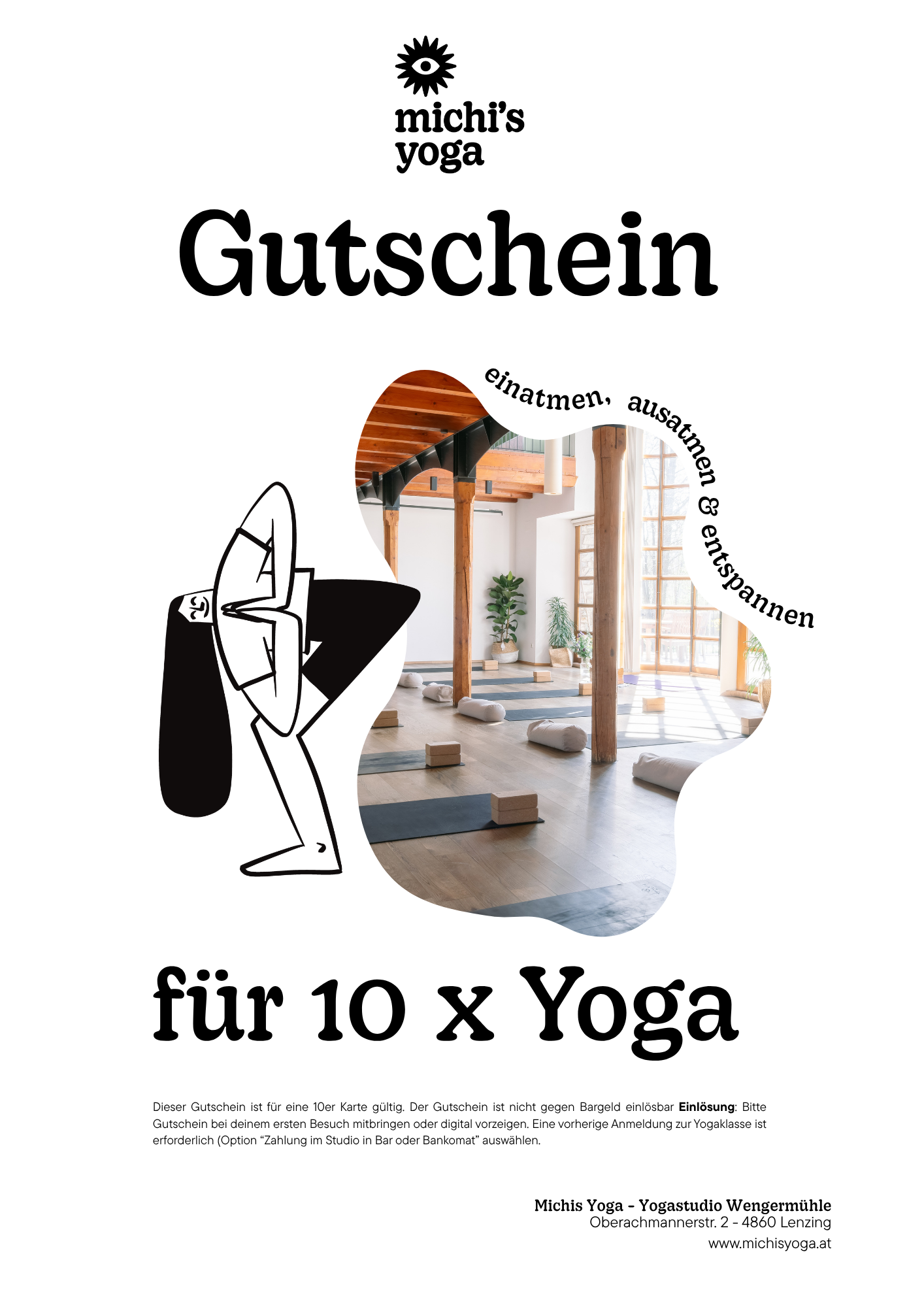 Gutschein · 10× Yoga
