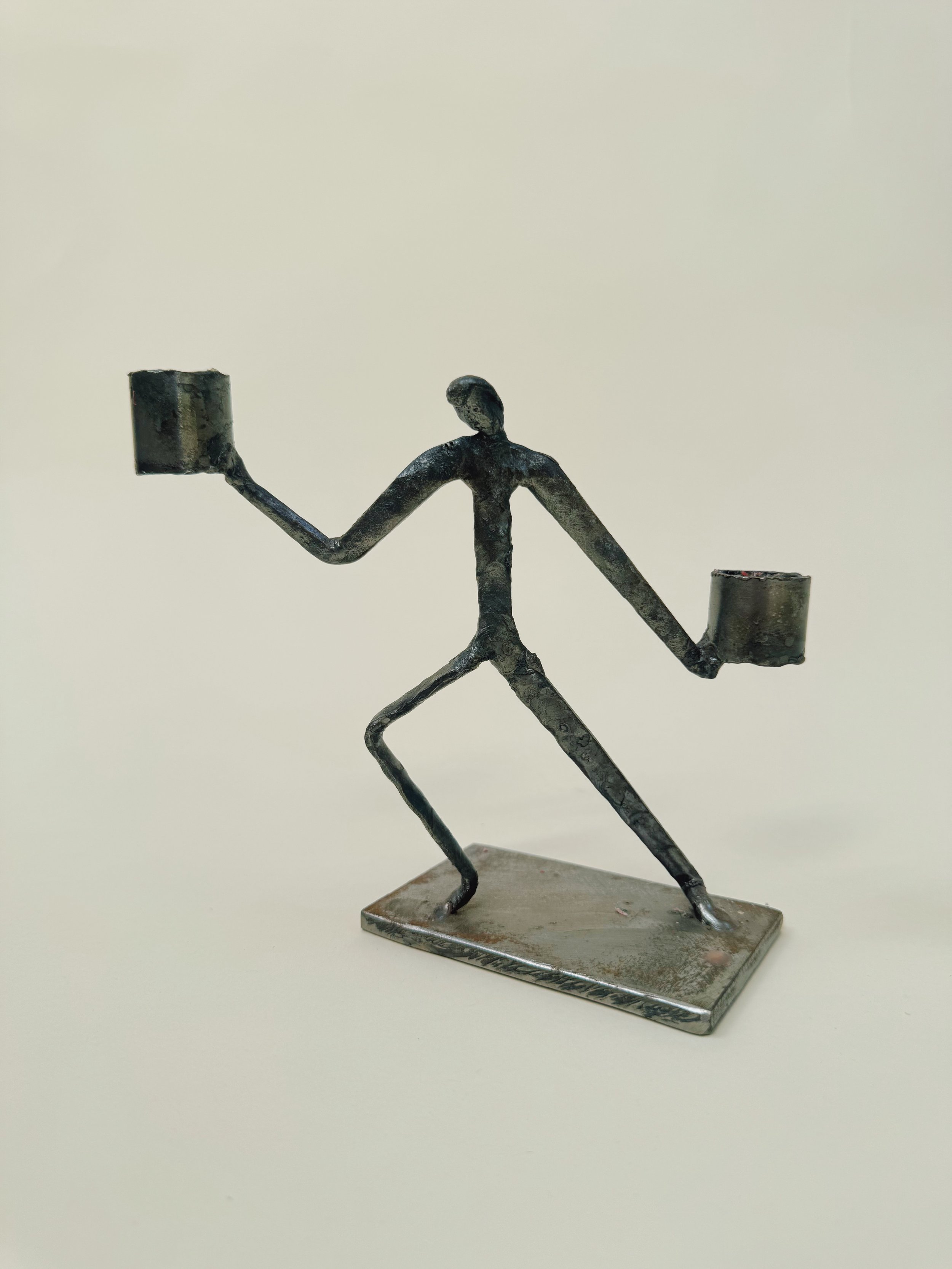 Iron Candle Holder