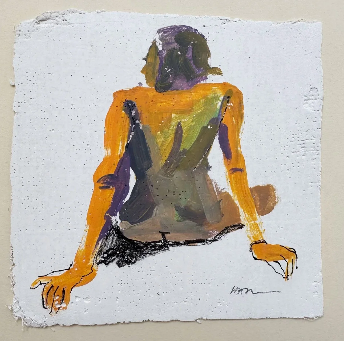 Acrylic on Plaster, by Kate Winter