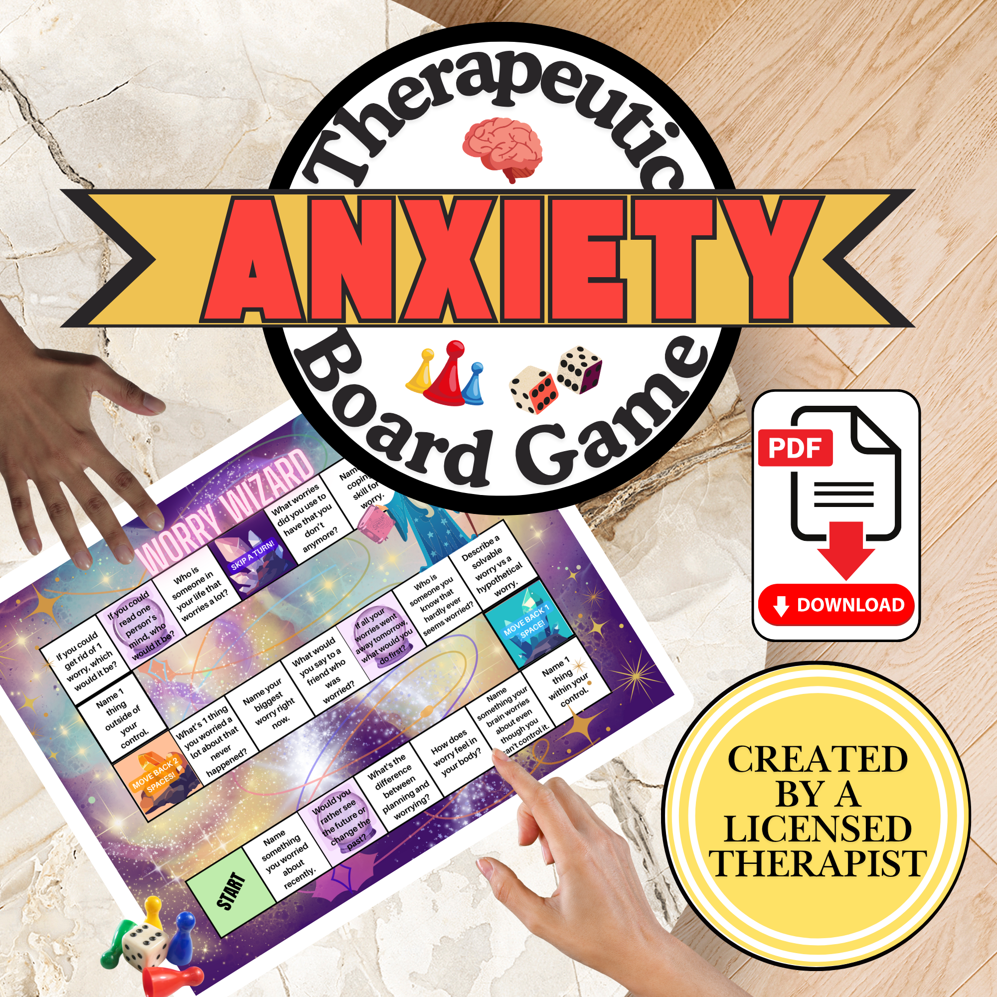 Worry Wizard Therapy Game