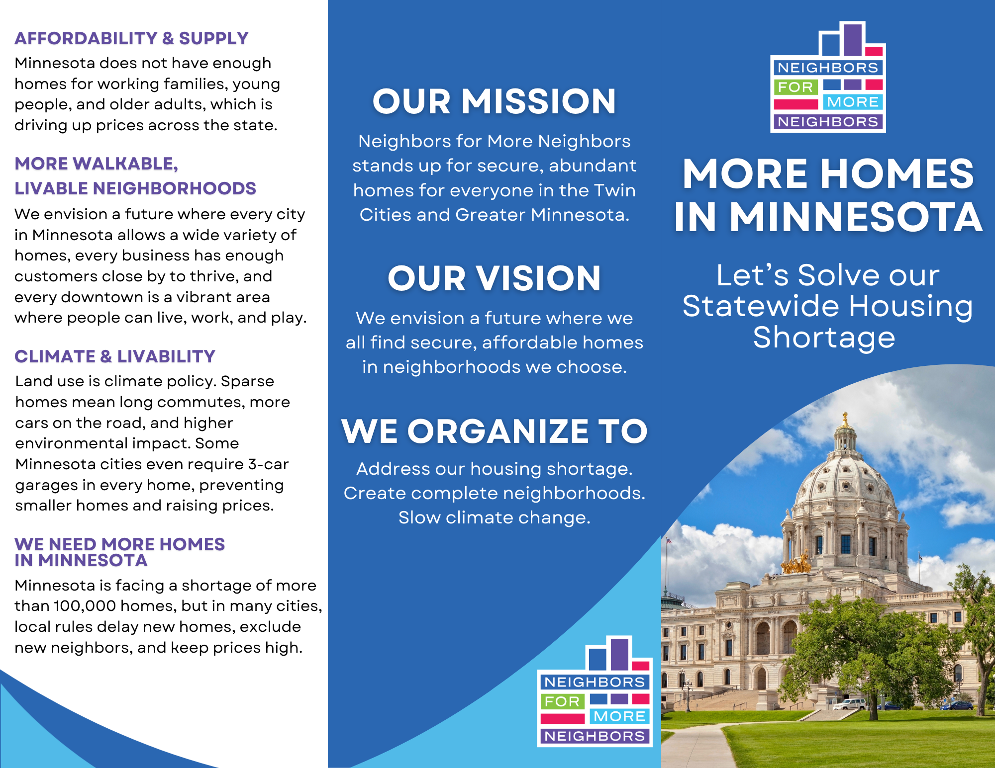 More Homes in Minnesota, Let’s Solve our Statewide Housing Shortage