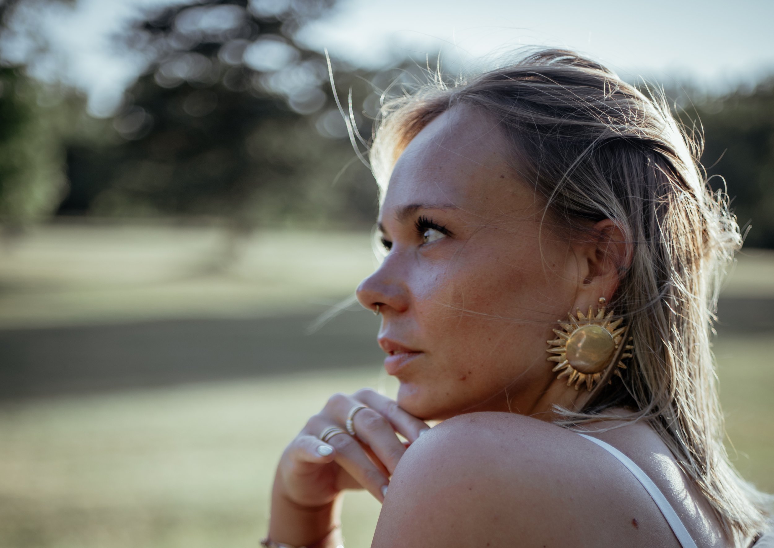 Portrait femme en lumière naturelle