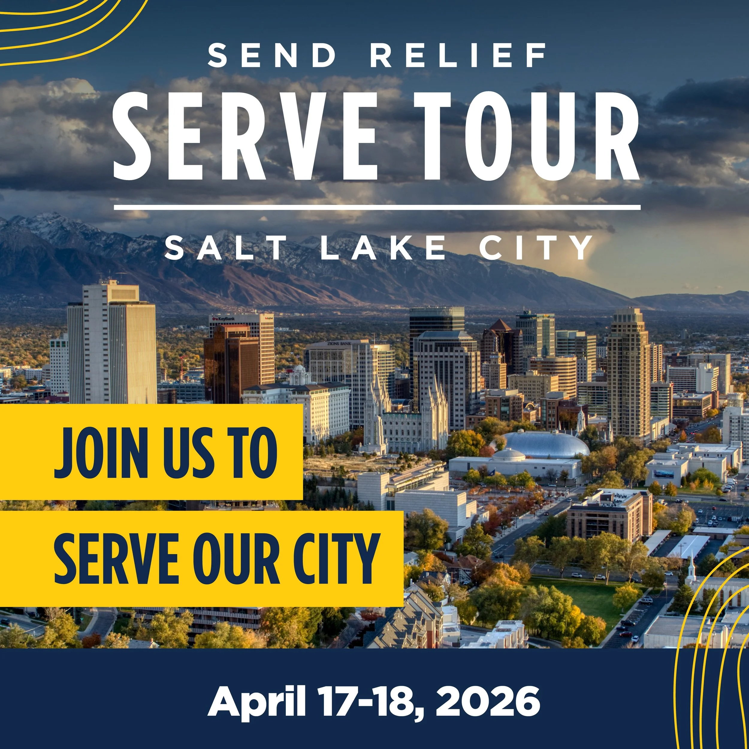 Send Relief Serve Tour Salt Lake City 