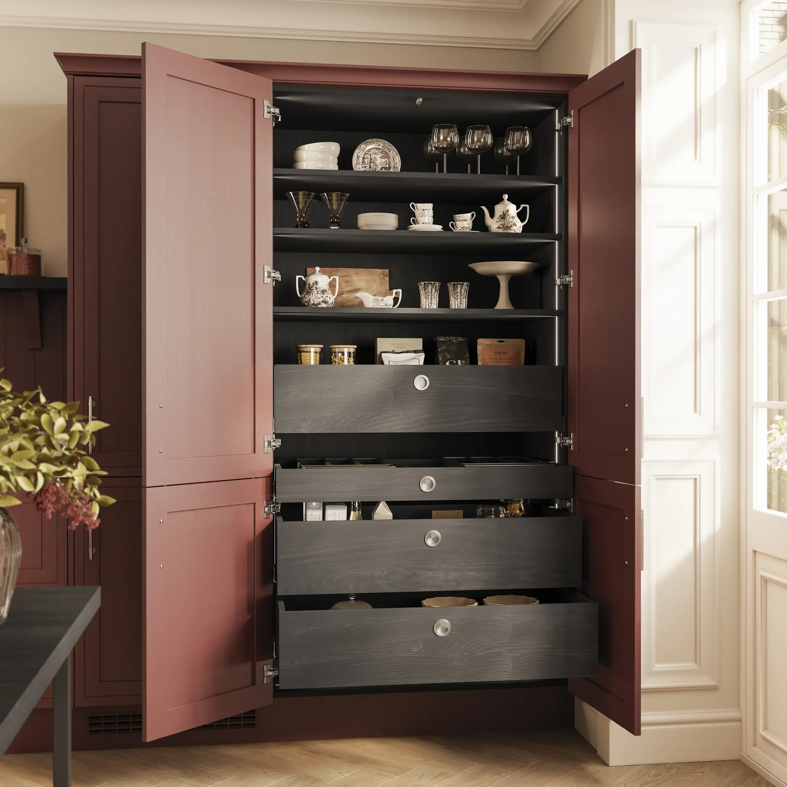 Clifton-Rosso-Espresso-Cameo-Internal-Drawer-Larder.webp