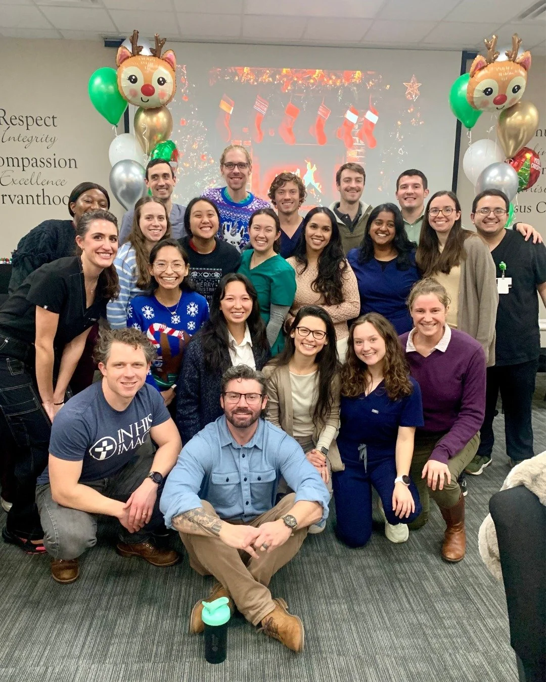 IHI 2025 Christmas Party!🎄 Swipe to see the nativity crew!🐑